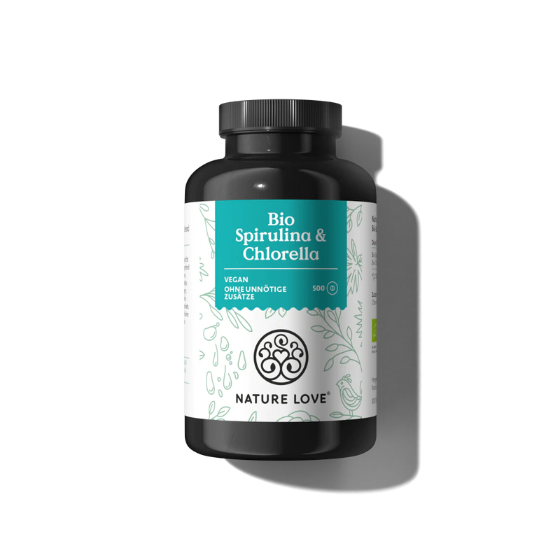 Bio Spirulina & Chlorella Tabletten